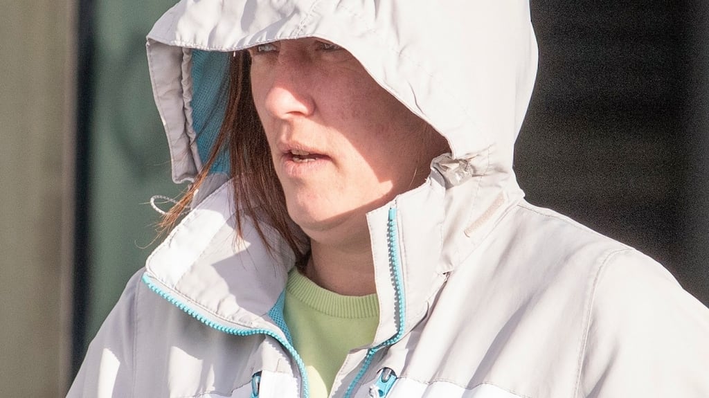 Melissa Byrne leaving Letterkenny District Court. Photograph: North West Newspix