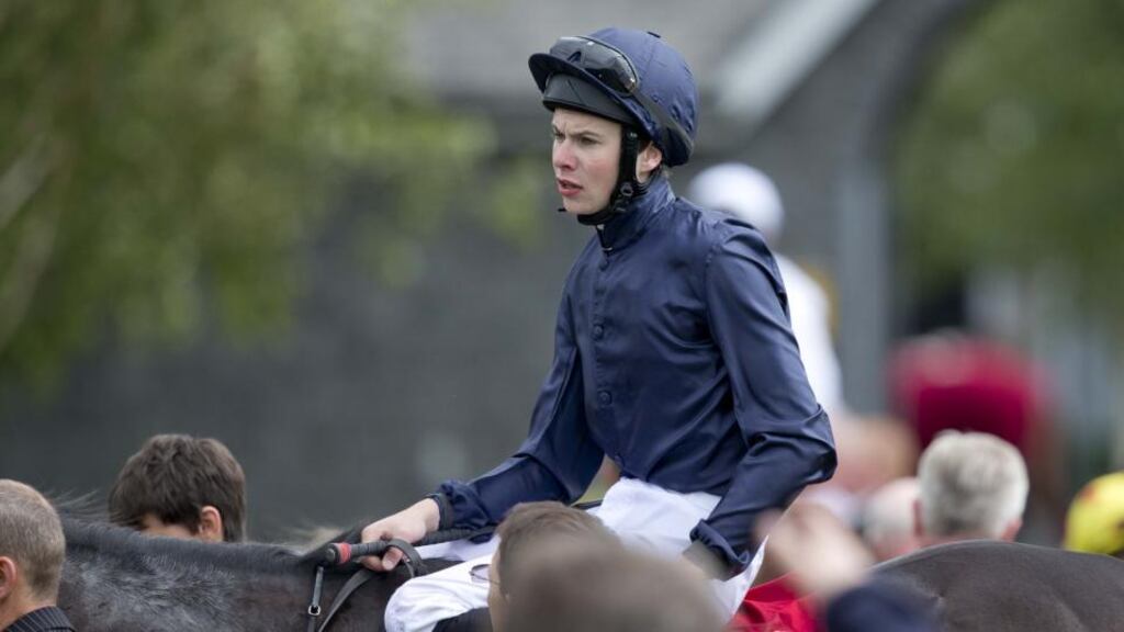 Joseph O’Brien: A winning ride on Shield woudl bring up success number 92 of his Irish campaign. Photograph: MorganTreacy/Inpho