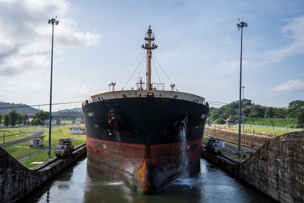 China does not control or administer the Panama Canal, but a subsidiary of Hong Kong-based CK Hutchison Holdings has long managed two ports located on the Caribbean and Pacific entrances to the canal. Photograph: Nathalia Angarita/New York Times