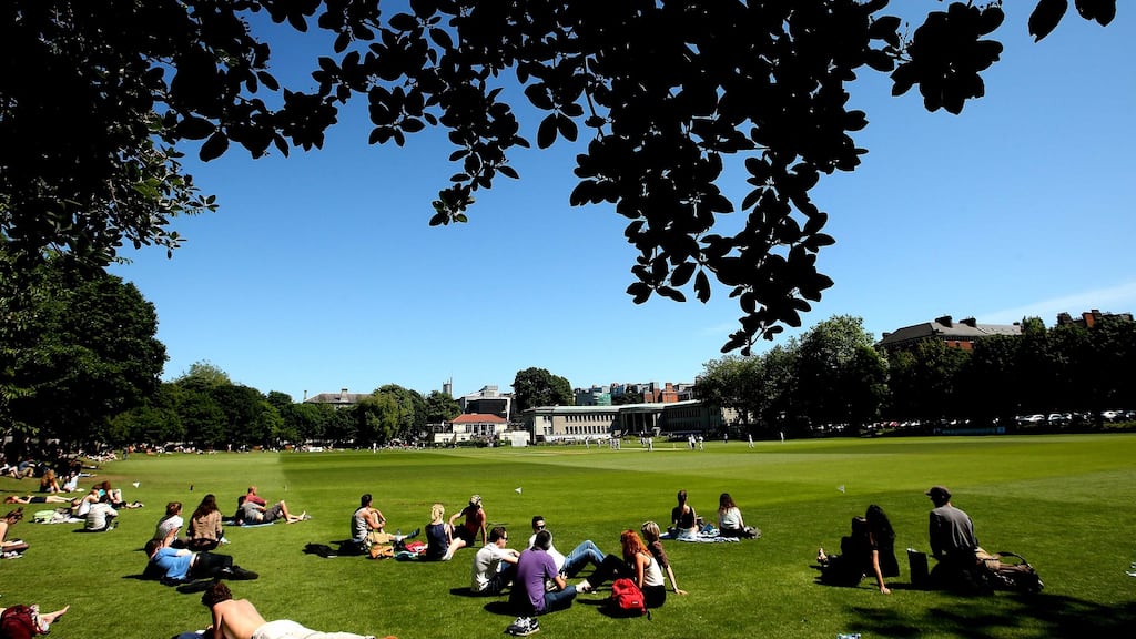 College Park plays host to the cricket, football and athletics clubs, some of the oldest in Ireland. Photograph: James Crombie/Inpho