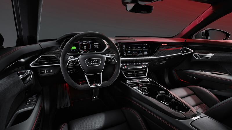 On the inside, you get the expected multiple screens and a heads-up display, but thankfully Audi has given the car actual, physical controls for the heating and air conditioning, which should make day-to-day driving rather less confusing