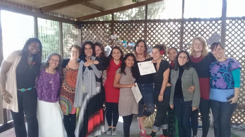 Aisling Walsh at Q’anil, a feminist space for learning, healing and creating community in Guatemala