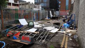 Homeless asylum seekers’ camp destroyed by fire as refugees sleeping rough express worry over safety