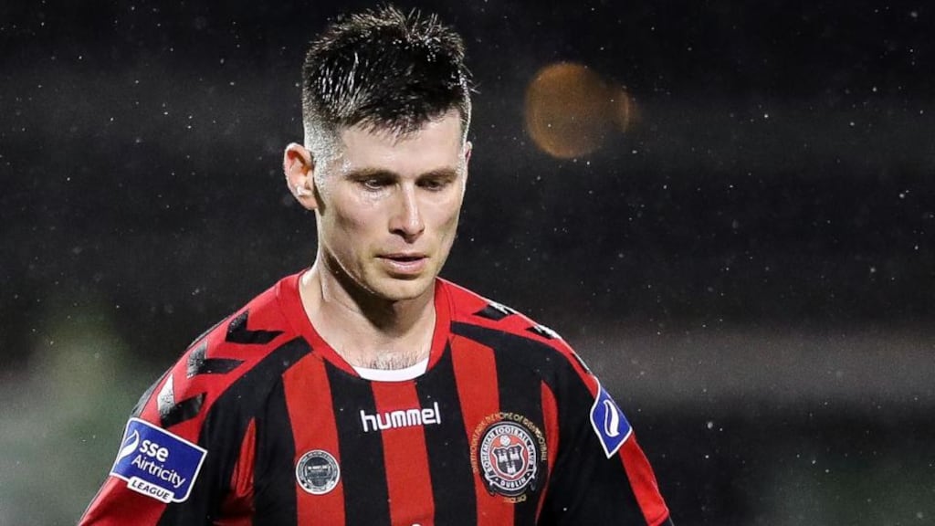 Dinny Corcoran scored for Bohemians. Photograph: Ryan Byrne