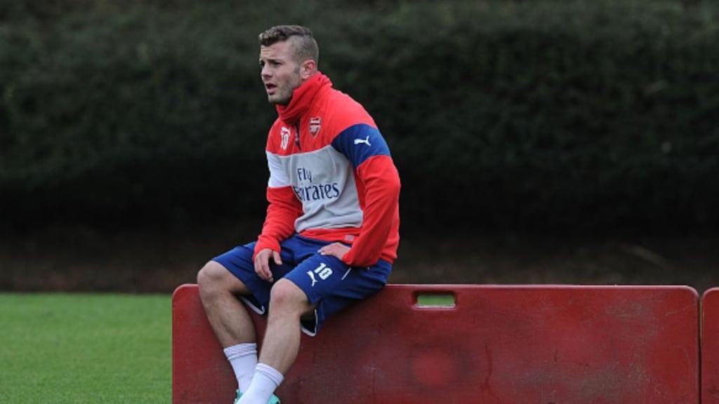 Arsenal’s Jack Wilshere could be involved in another smoking row after he was pictured with a shisha pipe in a nightclub. (Photo by Stuart MacFarlane/Arsenal FC via Getty Images)