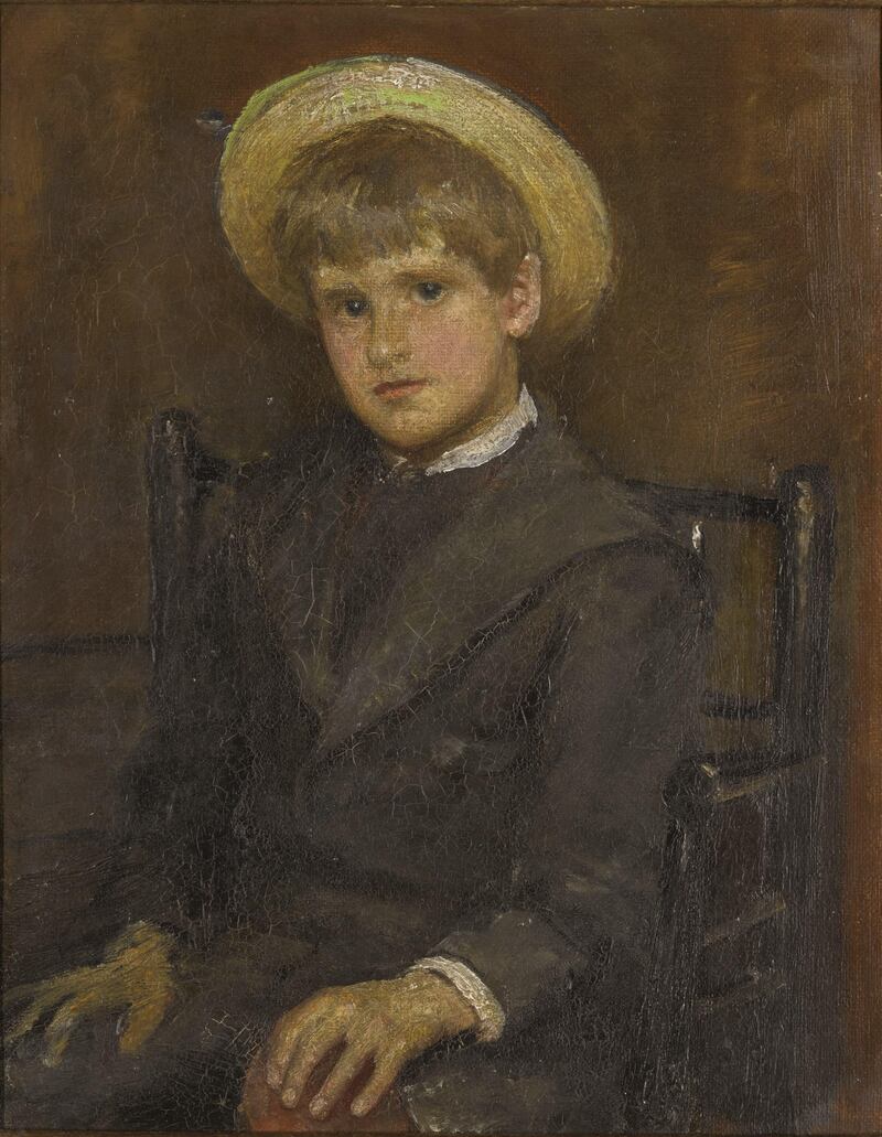 John Butler Yeats: ‘Jack in a Straw Hat’,
oil on canvas. (Estmate: £10,000-£15,000/€11,300-€16,900). Photograph: Sotheby's