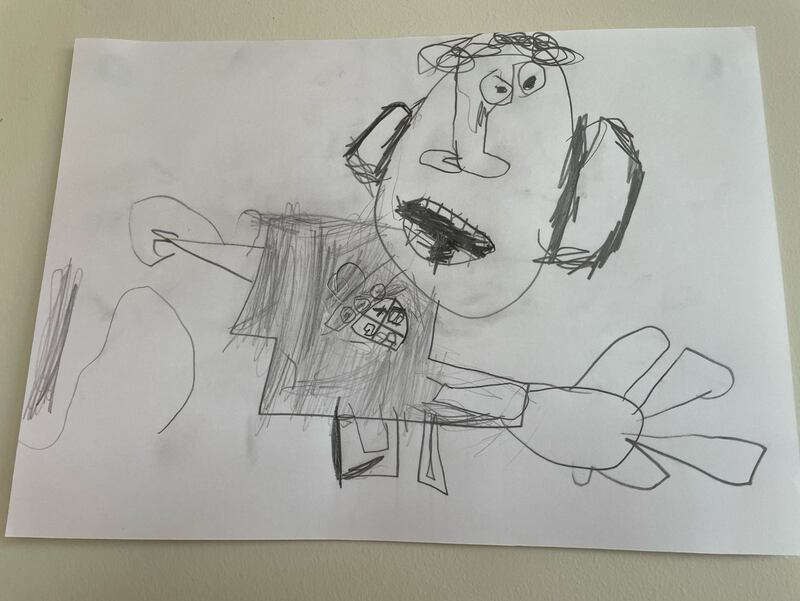 Self Portrait of My Future Self, by Phelim McEvoy, age 3
