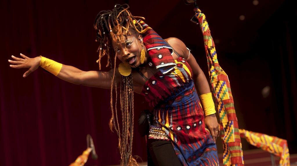 Cote d’Ivoire singer Dobet Gnahore. Photograph: Paul Natkin/Getty Images