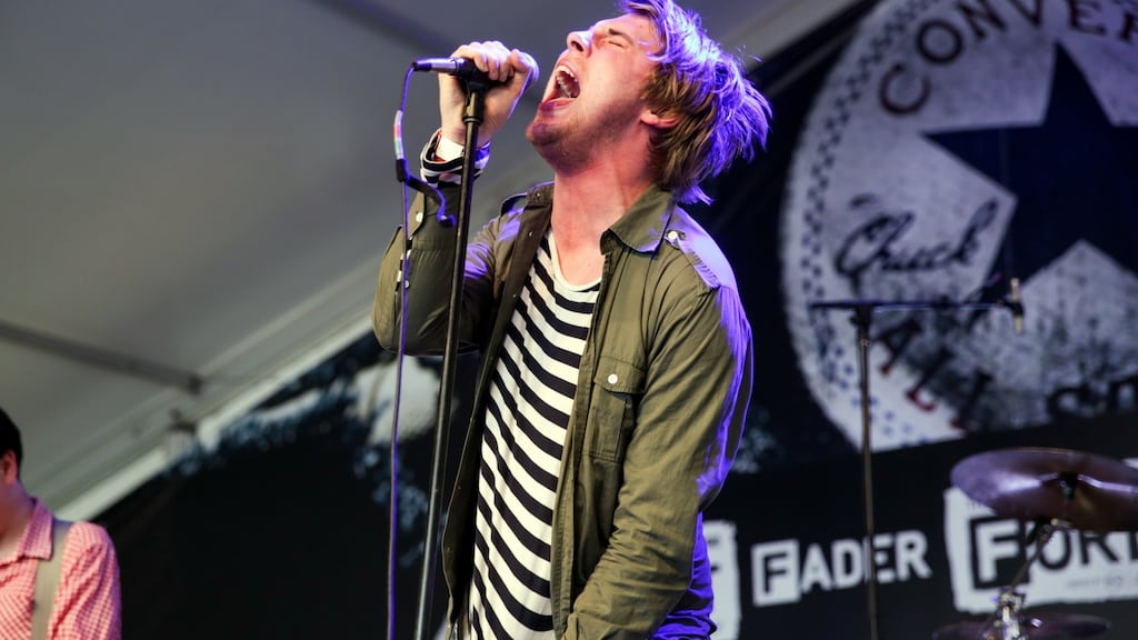 Dublin band Girl Band perform during the 2015 SXSW in Austin. Photograph: Roger Kisby/Getty Images