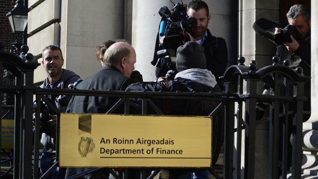 Minister for Finance Michael Noonan at the Department of Finance. The Tasc report says once tax breaks are introduced they tend to spread, and some remain in place long after they have served their original function