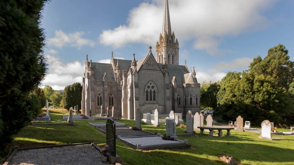 Memorial: the church in Myshall, Co Carlow. Photograph: Dylan Vaughan