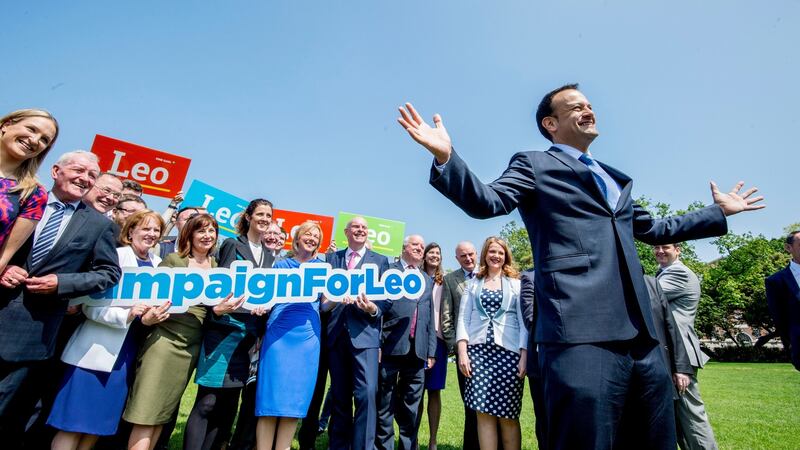 Leo Varadkar’s victory: Fine Gael’s new leader launches his manifesto during his election campaign. Photograph: Brenda Fitzsimons