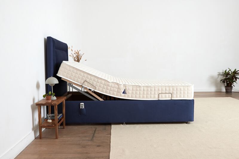 The easy to use handset moves the bed at the touch of a button