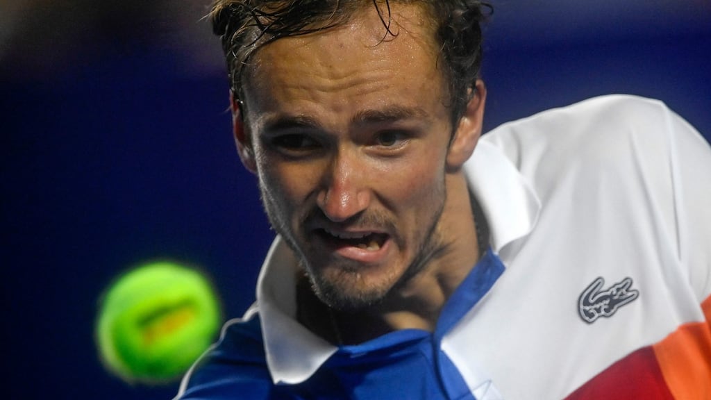 Russia’s Daniil Medvedev became the ATP’s world number one on Monday. Photograph: Getty Images