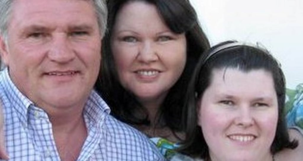Philip Wood (56), his wife Sheila (54) and daughter Sophie (28) who were found dead
inside a house in Mijas, Spain, earlier this week. Photograph: Solarpix