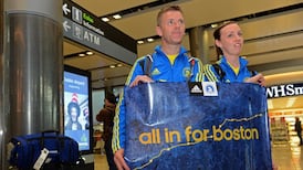 Irish athletes return home from Boston Marathon