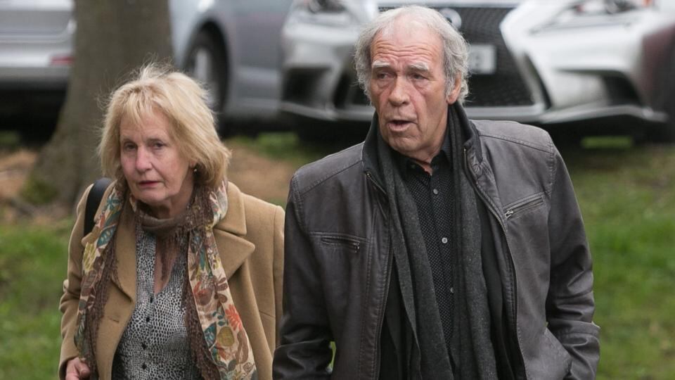 Finbar Furey during the Funeral of Ray Treacy at the Church of St. Laurence O’Toole, Kilmacud, Dublin. Photo: Gareth Chaney Collins