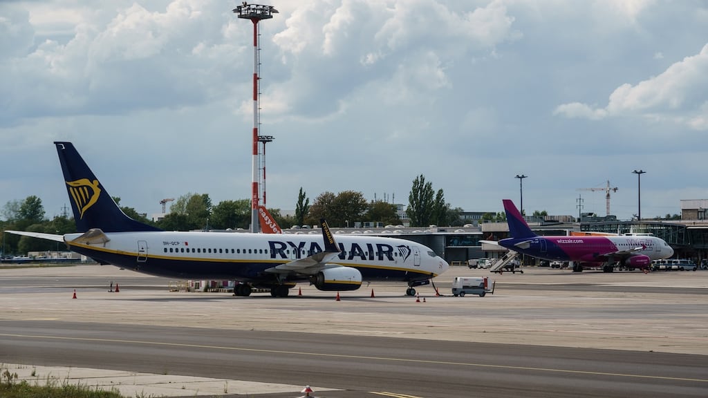 Ryanair said 2020 has been the most challenging period in the airline’s history. Photograph: EPA
