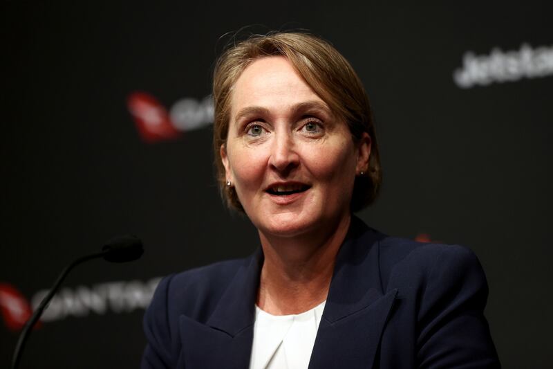 Qantas chief financial officer Vanessa Hudson will become chief executive of Australia’s flag carrier. Photographer: Brendon Thorne/Bloomberg