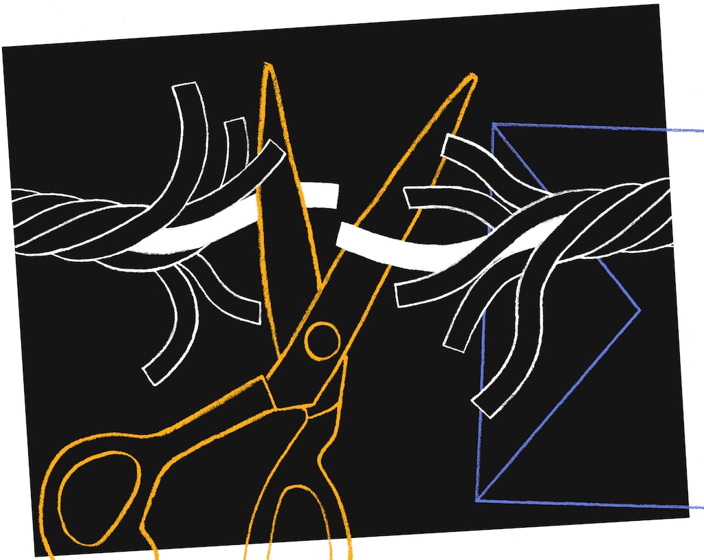 Social worker Patrick Teahan knows what parents say about him, because they sometimes contact him directly, accusing him of ripping families apart. Illustration: Lucy Jones