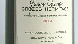 Crozes Hermitage 2012, Yann Chave, 13%, €26.45