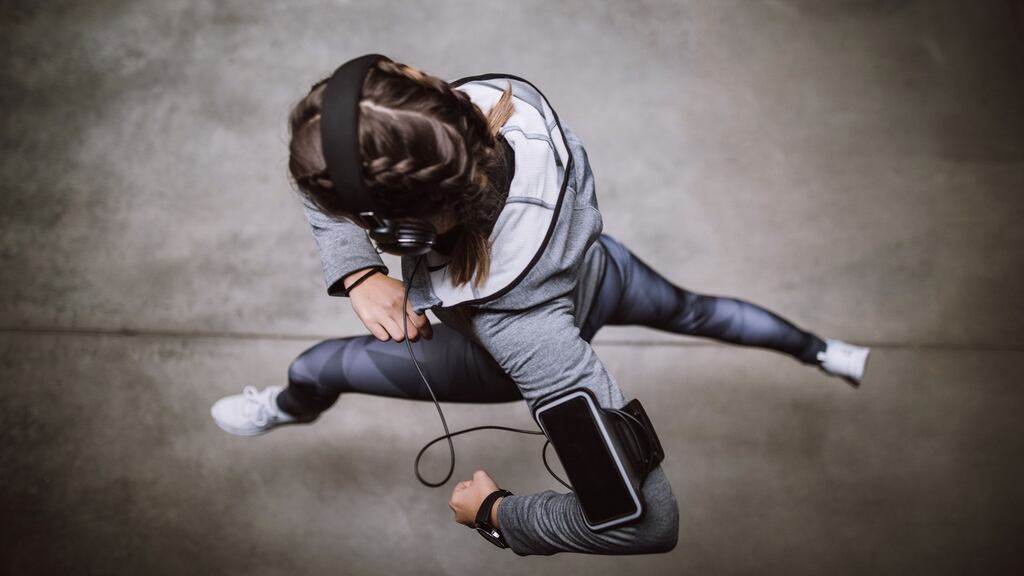 Zone out: distractions are likely to make our running more pleasant and probably faster. Photograph: E+/iStock/Getty