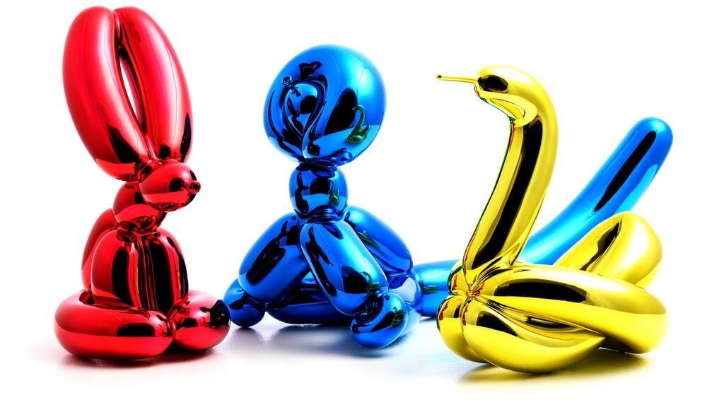 Balloon sculptures by Jeff Koons, €15,000-€20,000 each