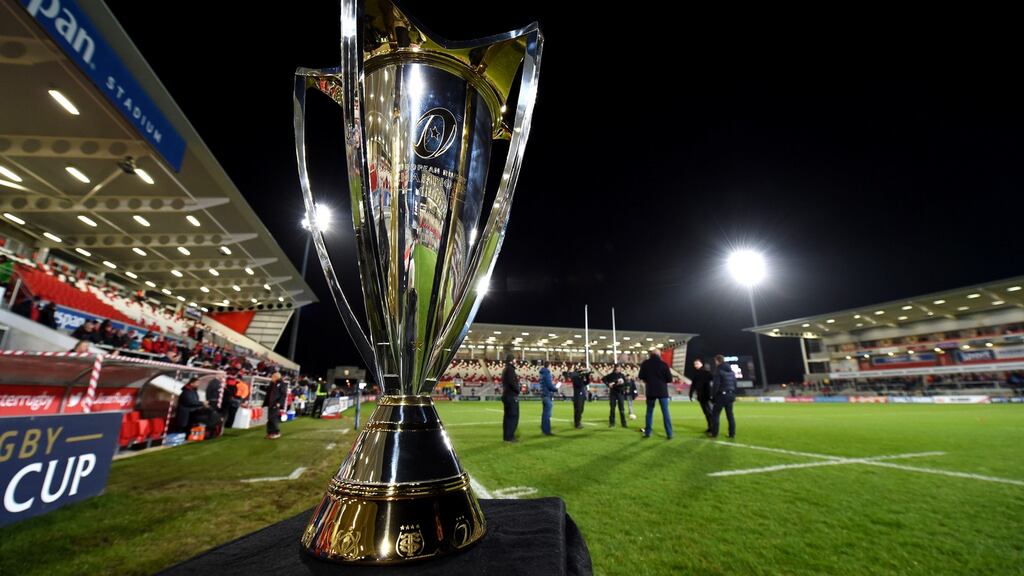 The statement also said that the organisers remain committed to completing this season’s Champions Cup and Challenge Cup. Photograph: Charles McQuillan/Getty Images