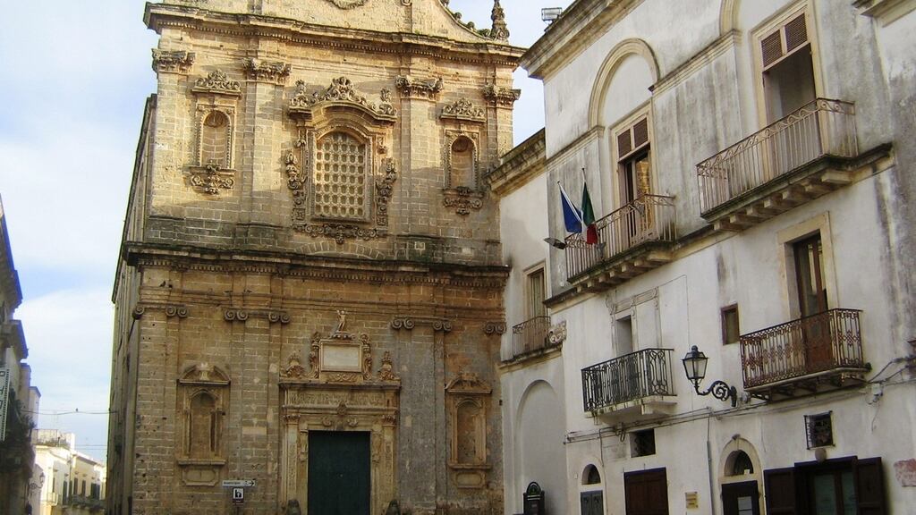 The Church of St Sebastian in Galatone, Italy