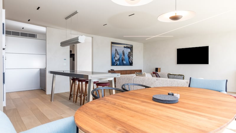 After: The living area