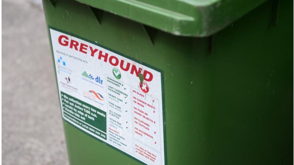 The High Court was told that 300 Greyhound customers could not have their bins collected over the weekend as bin lorries were being blockaded by waste-collection workers involved in a dispute with their employer over pay. Photograph: Bryan O’Brien/The Irish Times