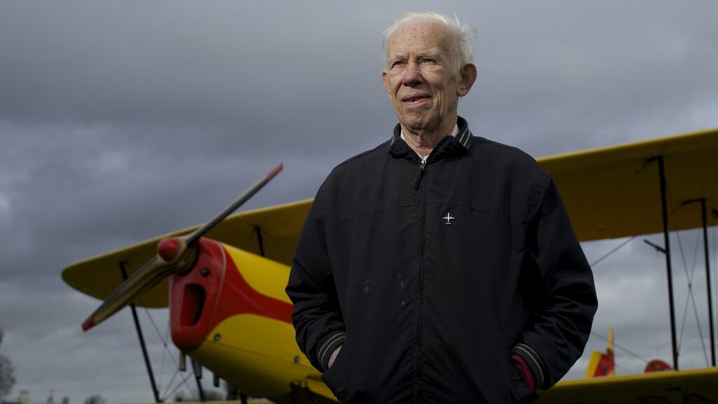Open skies: Bobby Coote in the Frank Shouldice-directed Loosehorse documentary The Man Who Wanted to Fly.