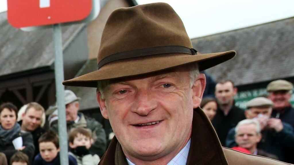 Willie Mullins enjoyed two winners at Limerick on the first day of the Christmas Festival. Photograph: Brian Lawless/PA