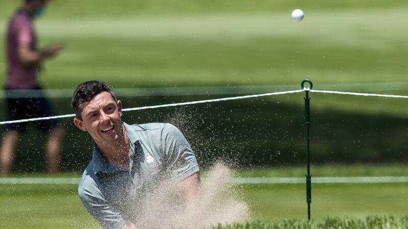 Rory McIlroy was still pushing for a medal on Sunday morning. Photograph: Morgan Treacy/Inpho