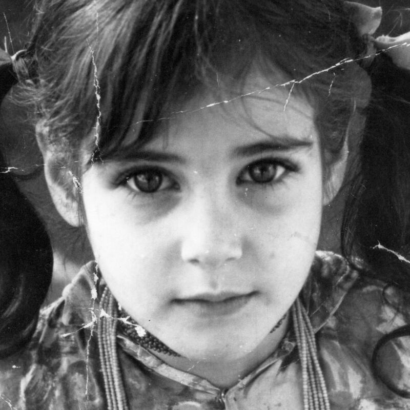 Esther Freud as a young girl