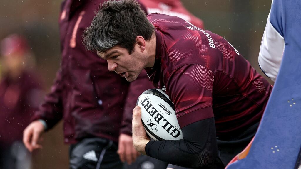 Billy Holland: will captain Munster against Benetton in Italy. Photograph: Laszlo Geczo/Inpho