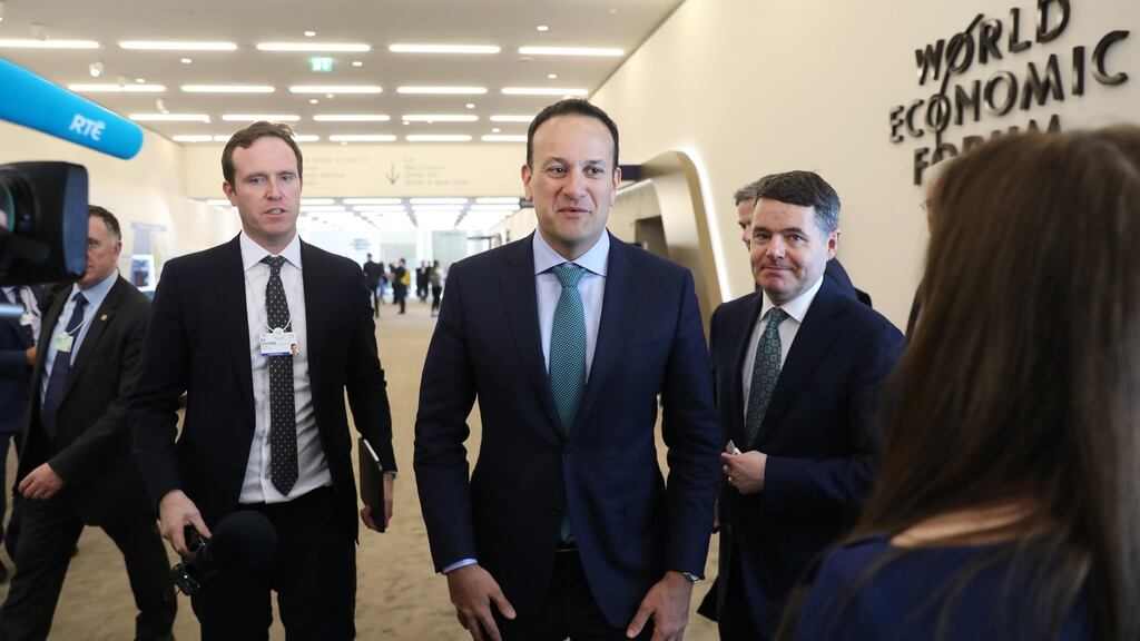 Taoiseach Leo Varadkar and Minister for Finance Paschal Donohoe have pulled out of joining the global elite at the World Economic Forum in Davos next week
