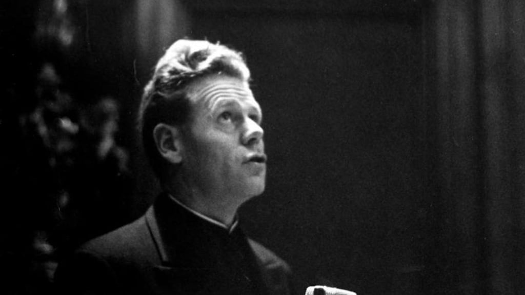 Küng in 1968. He did not like to use the title ‘Father’, and often preferred suits to clerical garb. Photograph: Getty