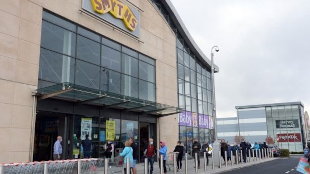 Smyths Toys operates 106 stores across Britain, seven in Northern Ireland, and 21 in the Republic of Ireland, along with a number of stores across Europe. Photograph: Dara Mac Dónaill