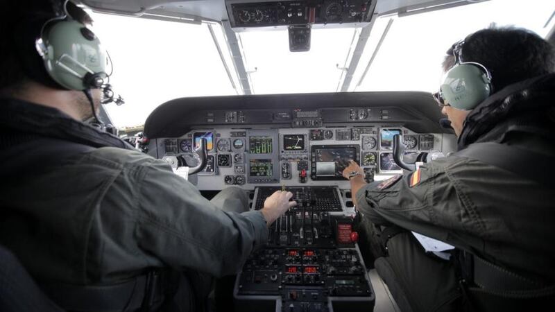 Pilots working for Frontex, the agency which facilitated the controversial Garda National Immigration Bureau flight.