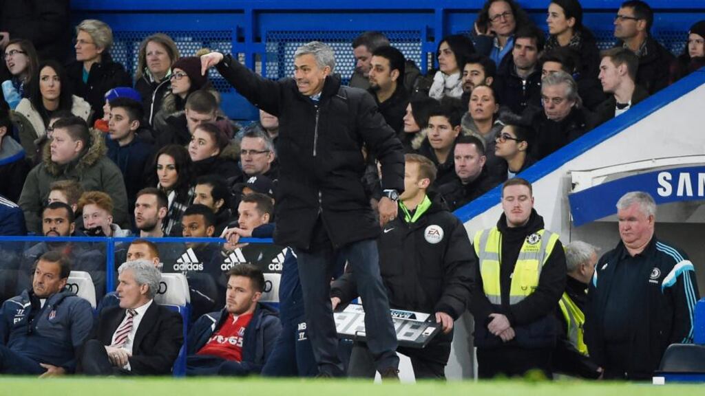 Chelsea manager José Mourinho could have Japanese striker in his ranks next season. Photograph: Facundo Arrizabalaga/EPA