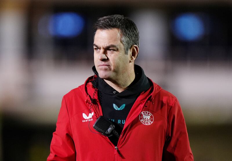 Bath head coach Johann Van Graan. Photograph: Bradley Collyer/PA Wire