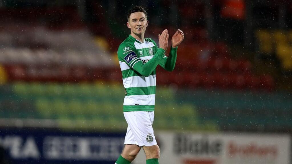 Shamrock Rovers’s Ronan Finn was on target against UCD. Photograph: Inpho