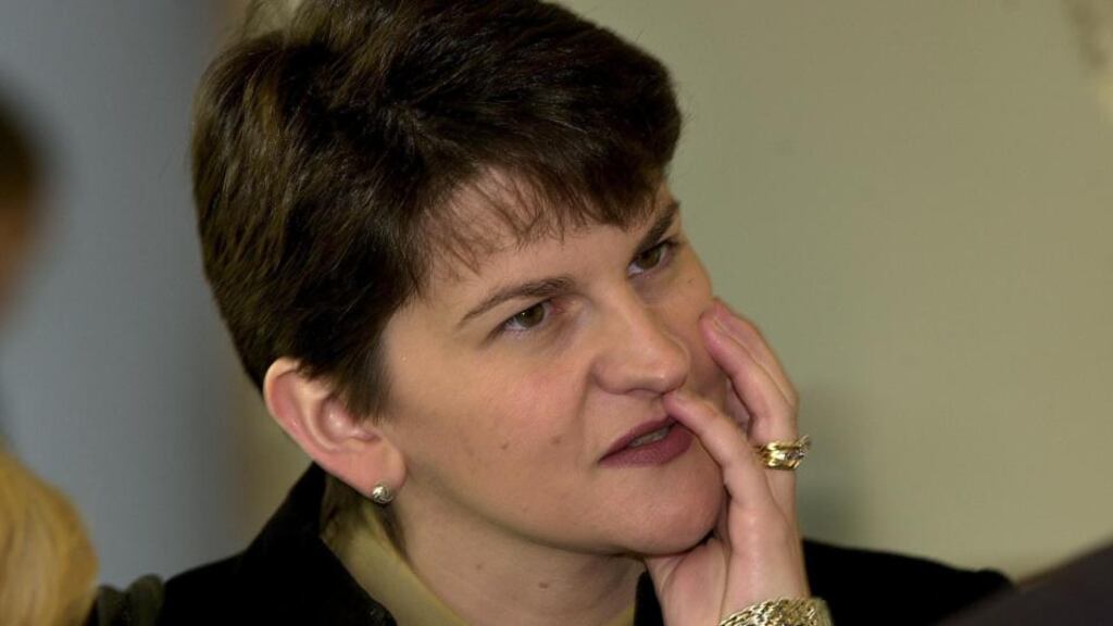 Minister with responsibility for energy Arlene Foster: “dark forces” trying to attach themselves to anti-fracking movement