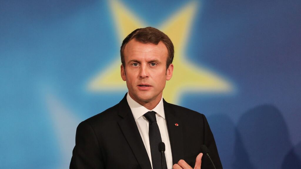 Six months into his presidency, Emmanuel Macron of France already has important achievements to his name. Photograph: Ludovic Marin/AFP/Getty Images