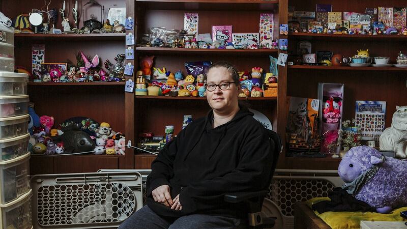 Kristy Milland, a former data labeller for Amazon Mechanical Turk. Her job didn’t come with paid vacation or health care, and the work could be mind-numbing or downright disturbing. Photograph: Arden Wray/New York Times