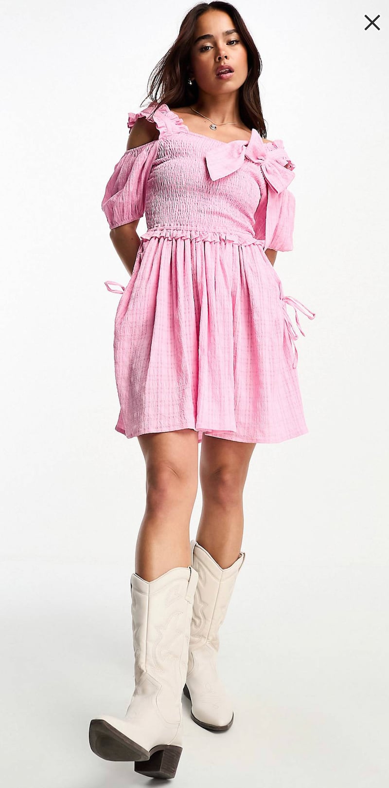 Pink dress, €32.50, Asos