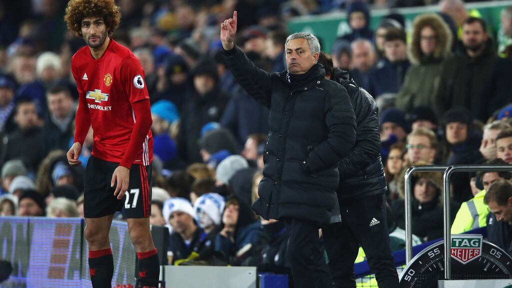 Jose Mourinho is hopeful that his midfielder remains at the club. Photograph: Getty Images