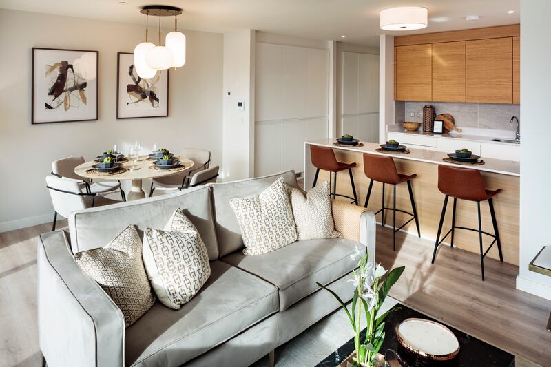 Kitchen-living-dining area