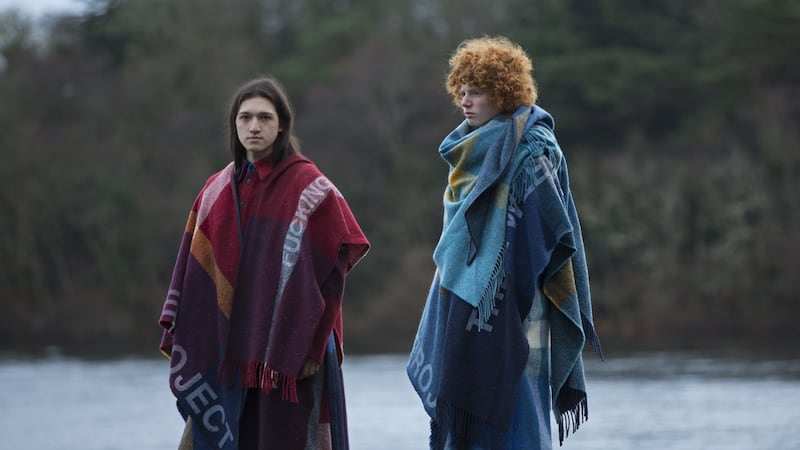 Tweed wraps from The Tweed Project in Galway